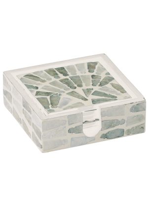 Aria Inlay Square Coaster Set/6