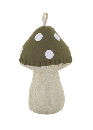 Green Toadstool Doorstop
