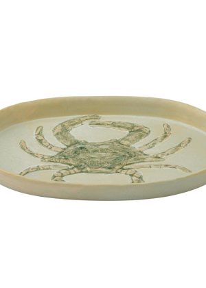 Riva Ceramic Crab Plate